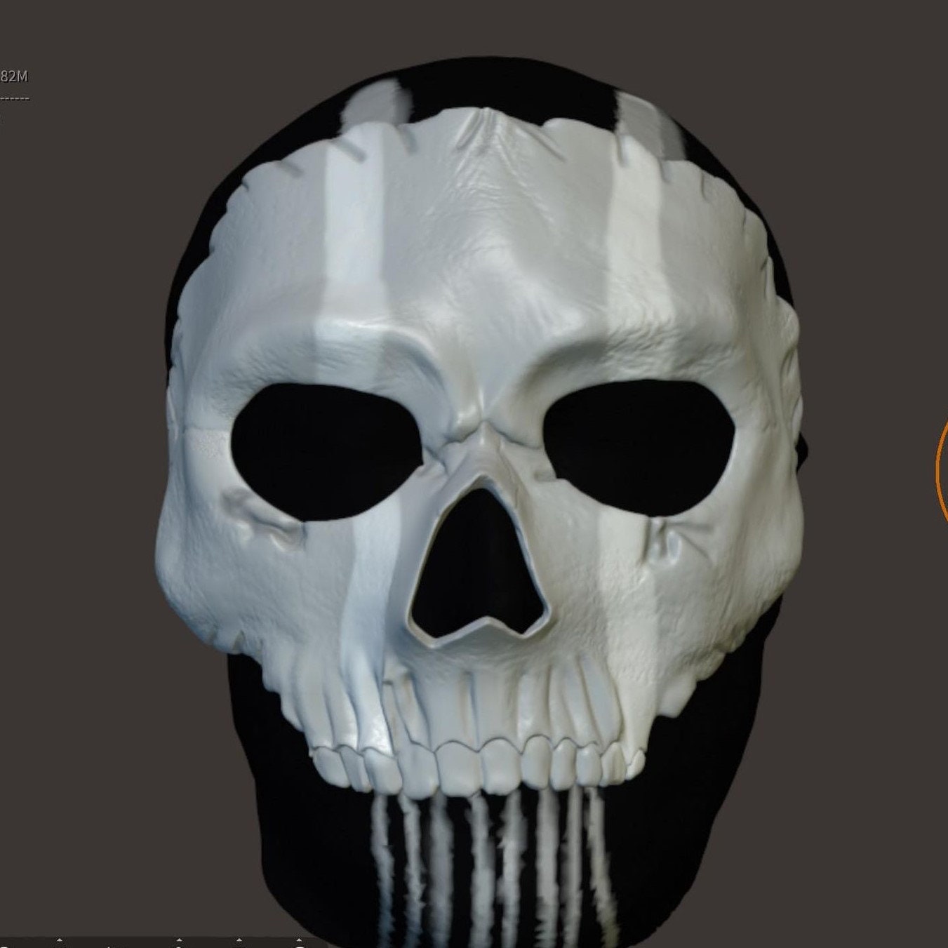 MW2 Ghost Mask 3d Print File STL -  Portugal