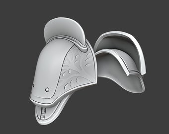 Iron Companion Space Ninja Schulterpanzer STL für 3D Druck