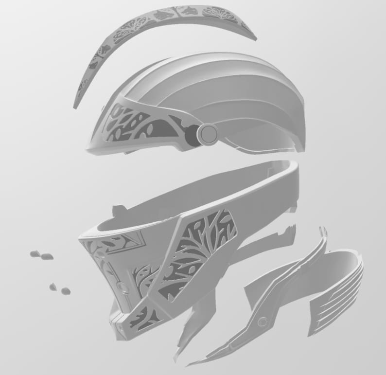 Destiny 2 Inspired Iron Companion Hunter Helmet STL for 3D Etsy