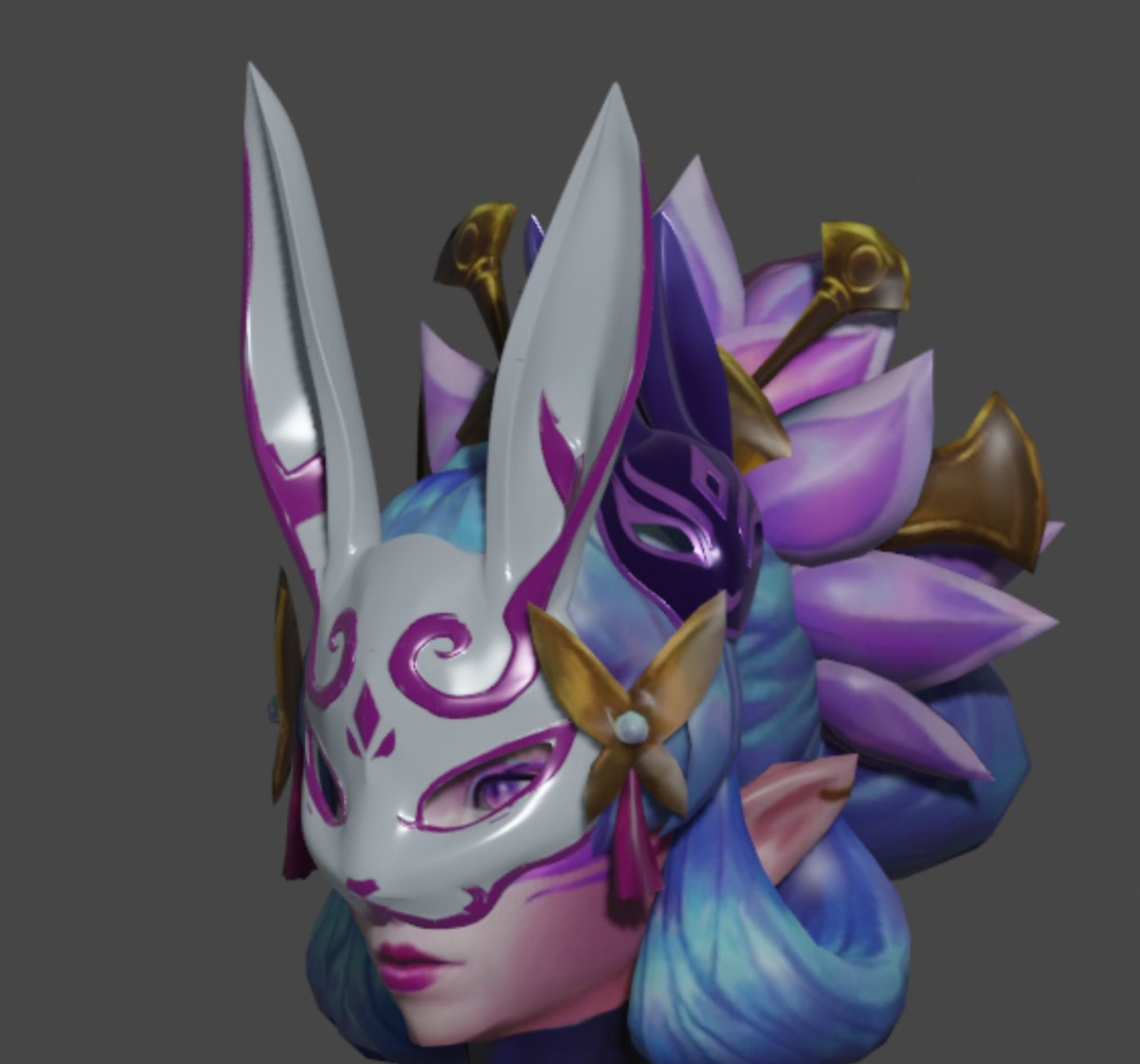 League of legends Spirit blossom Evelynn a inspiré Mask STL Etsy France