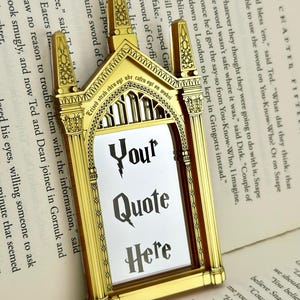 Adorno de espejo mágico – Decoración de escuela de magia, regalo fantástico