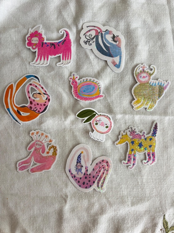 Sticker Pack: Whimsical Creature Stickers