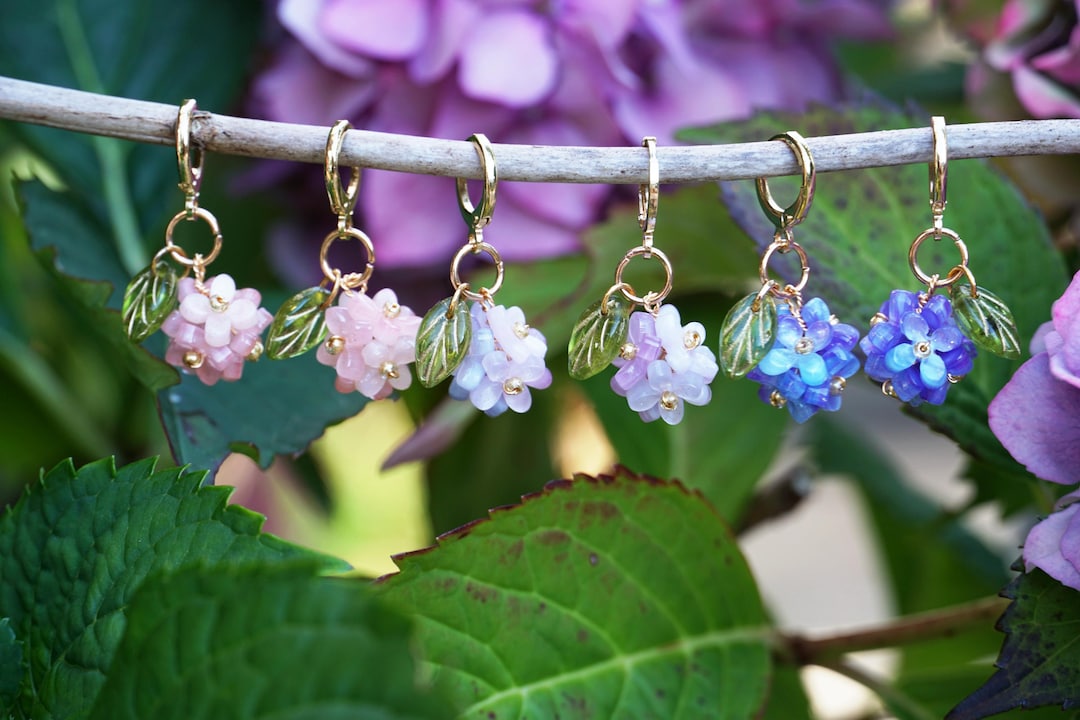 Flora - Purple Frost Earrings