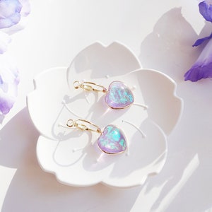 Heart Earrings,Heart Hoop Earrings,Heart Hoops,Dainty Earrings,Charm Earrings,Rhinestone Earrings,Heart Earrings Dangle,Follow Your Heart