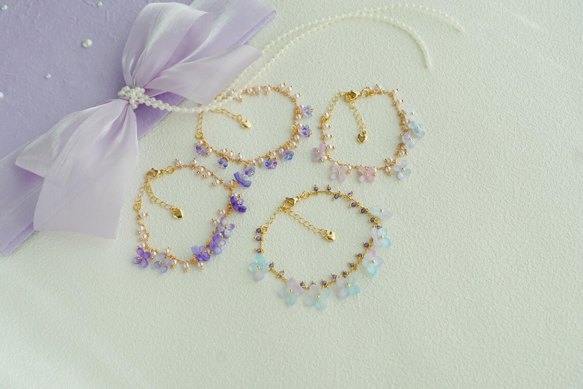 Bell flower bracelet