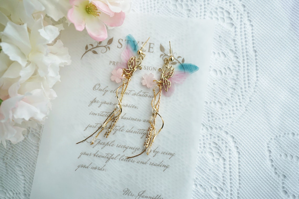 Fairy Wing Dangle Earrings
