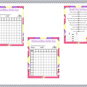 24 Teddy Bear Printable Busy Book  with Printable Dice