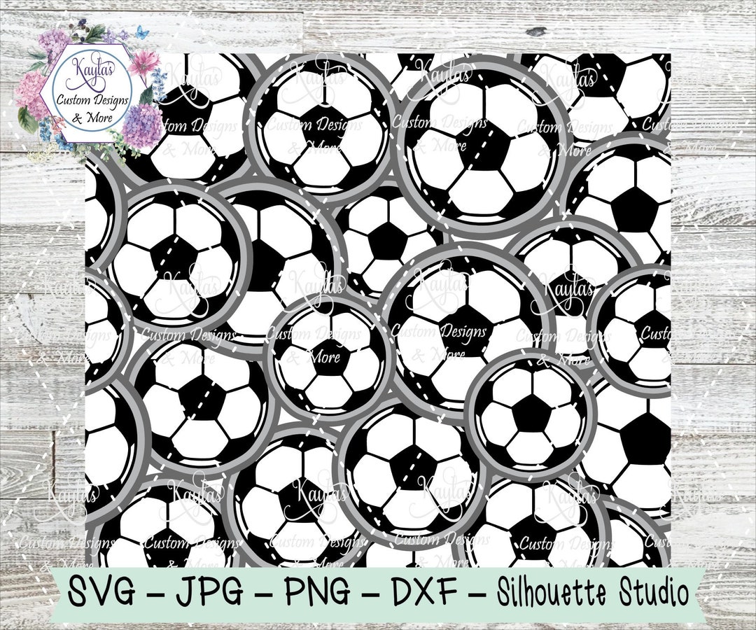 Soccer Ball Burst Tumbler Template SVG PNG Sublimation Etsy