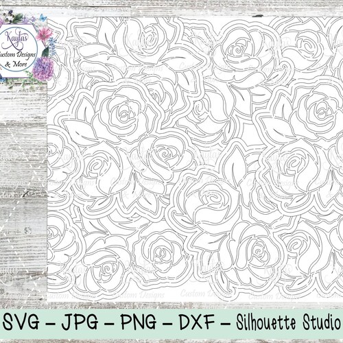 Girl Mouse Head Burst Tumbler Template Double Sided Tape SVG Etsy