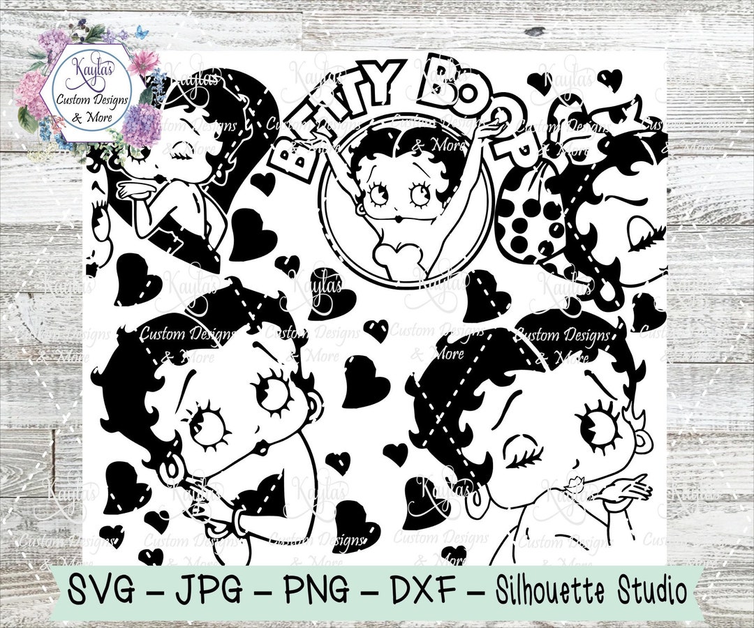 Betty Boop Lv tumbler file