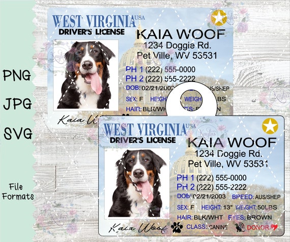 Funny West Virginia Fake Id