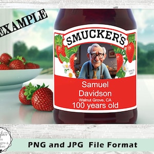 Blank Fruit Labels: Jam, Jelly, Sublimation, Waterslide (Digital Download)