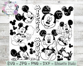 Mickey Mouse Tumbler Template: Seamless Burst Design (Digital Download)