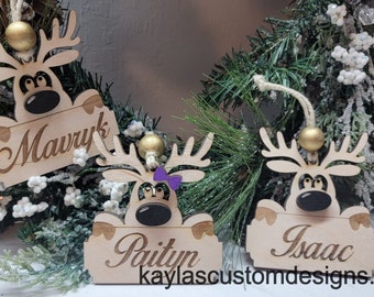 Rudolph Reindeer Holiday Accessory Kit Car SUV Van Truck Window Christmas Decorations Ornament for Car VaygWay Reindeer Antlers & Nose 