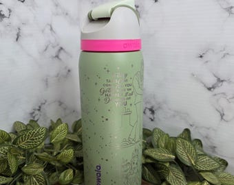 Princess & The Frog Laser Engraved Owala Tumbler Personalized Stainless Steel Water Bottle