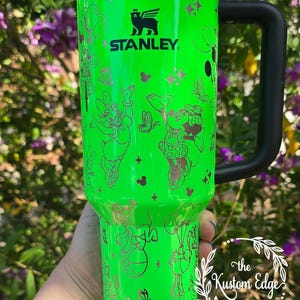 Classic Mouse Characters Laser Engraved Tumbler, 40oz, 30oz Stainless Steel Cup, Personalized Tumbler, Custom Cup, Character Lover Gift