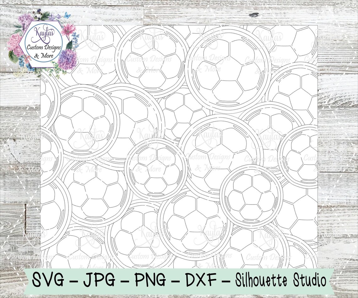 Soccer Ball Burst Tumbler Template SVG PNG Sublimation Etsy