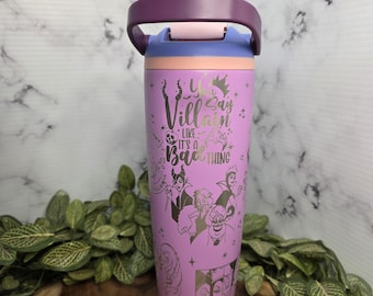 Villains Bad Girls Do It Better Engraved Owala Tumbler,  Evil Queens Cup