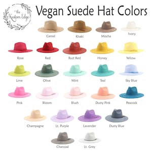 Beauty and the Beast engraving Vegan Suede Hat styled in use, an engraved western fedora.