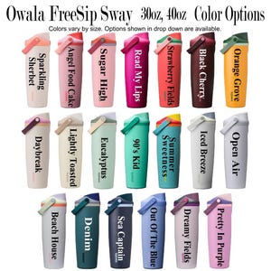 a collection of colorful reusable water bottles, each with a unique design and color.