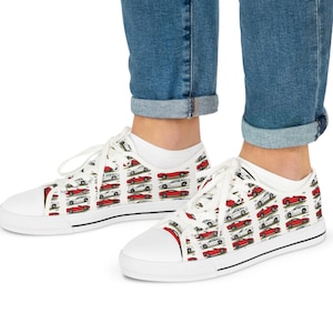 Corvette Sneakers, Men&#39;s Low Top Corvette Sneakers, Casual Canvas Sneakers