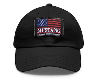 Mustang Lover Ball Cap, Ford Mustang Hat, Pony Car Lover Hat, American Flag Mustang Baseball Cap, Mustang Lover Gift, Dad Mustang Hat Gift