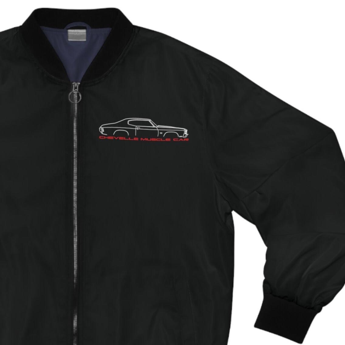Chevelle Lover Bomber Jacket, Chevelle Muscle Car Coupe Gift