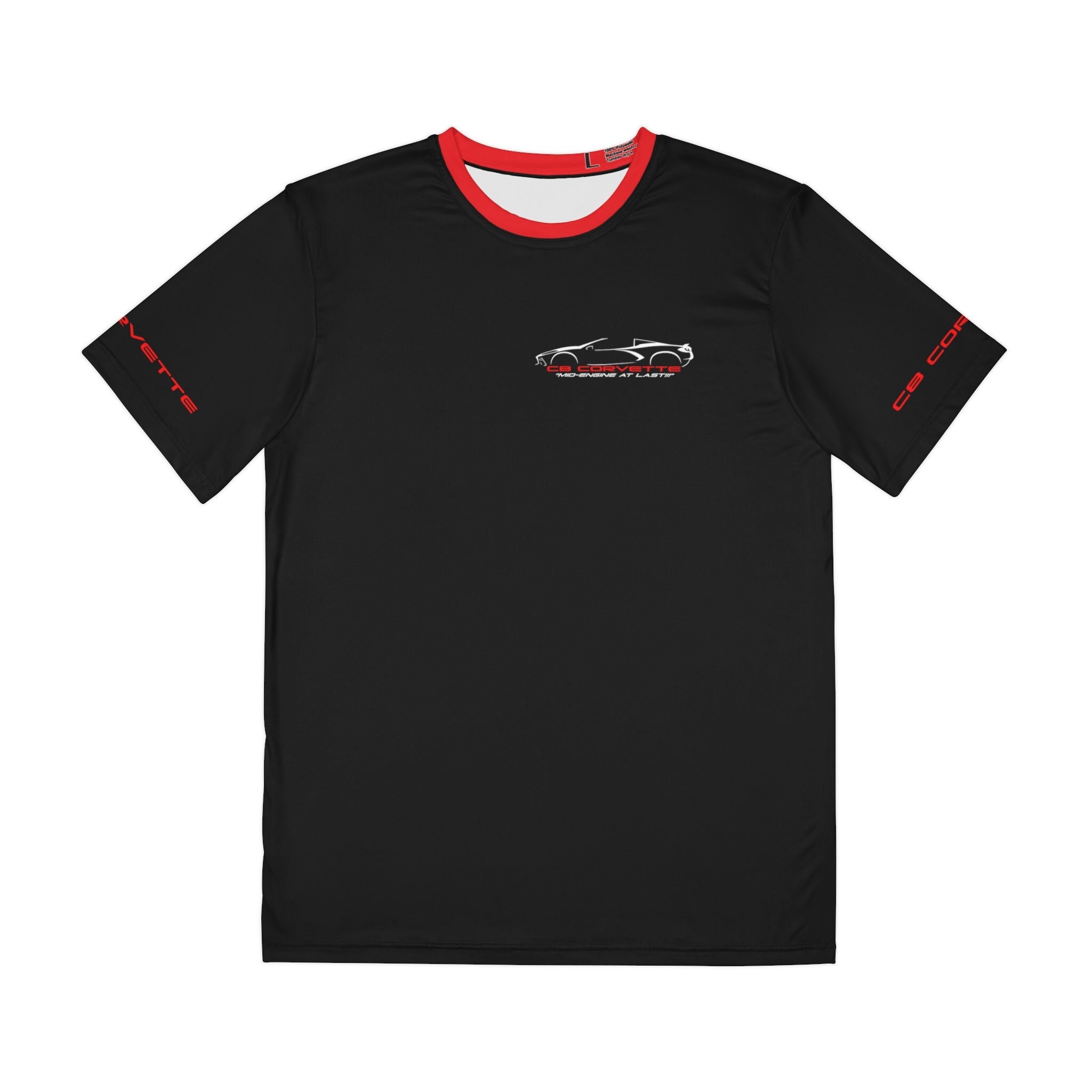 T Shirt Corvette Nouvelle Génération C1 C8 Génération: Graphite Chiné (grand) Un - Foto 8