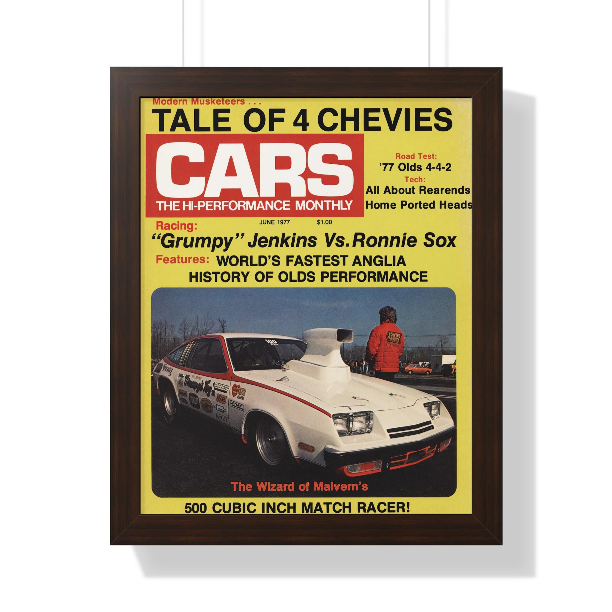 Bill Grumpy Jenkins 1977 Pro Stock Chevy Monza on Cars Magazine