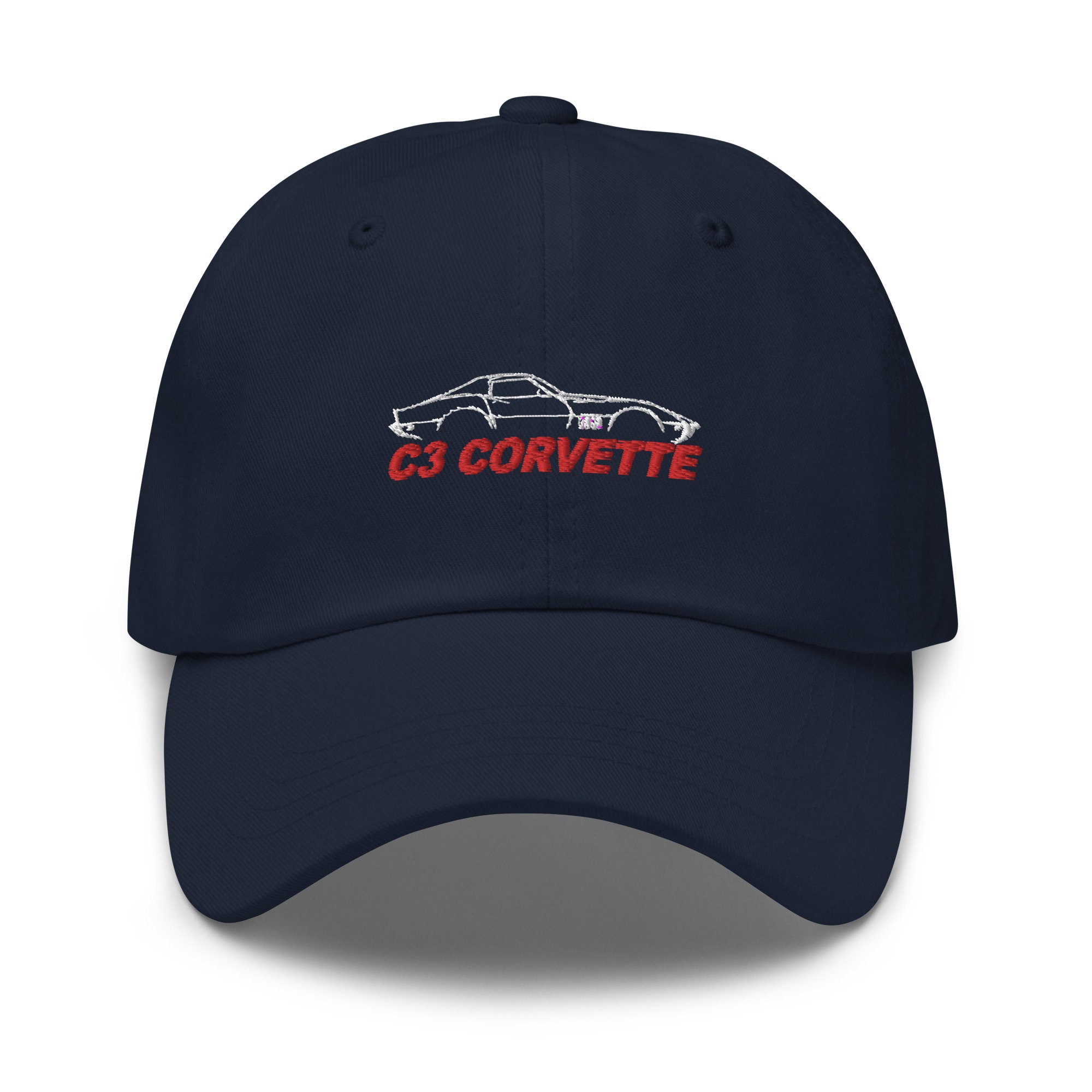 Casquette Dad Hat Chevrolet Corvette 1986 | Style Rétro C4 - Racing Roots, Coton, Réglable
