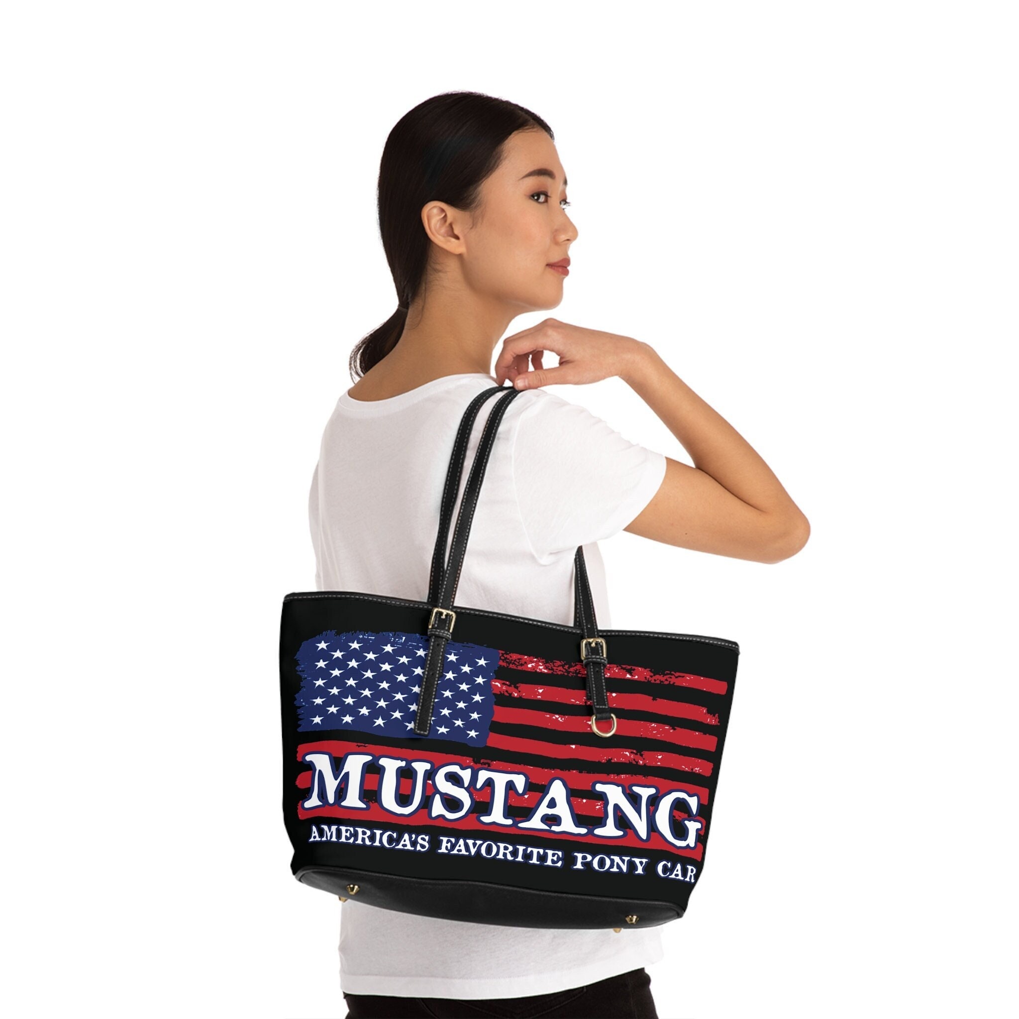 【AAKE】MUSTANG SHOULDER BAG Mustang Lover Shoulder Bag, Mustang America's Favorite Pony