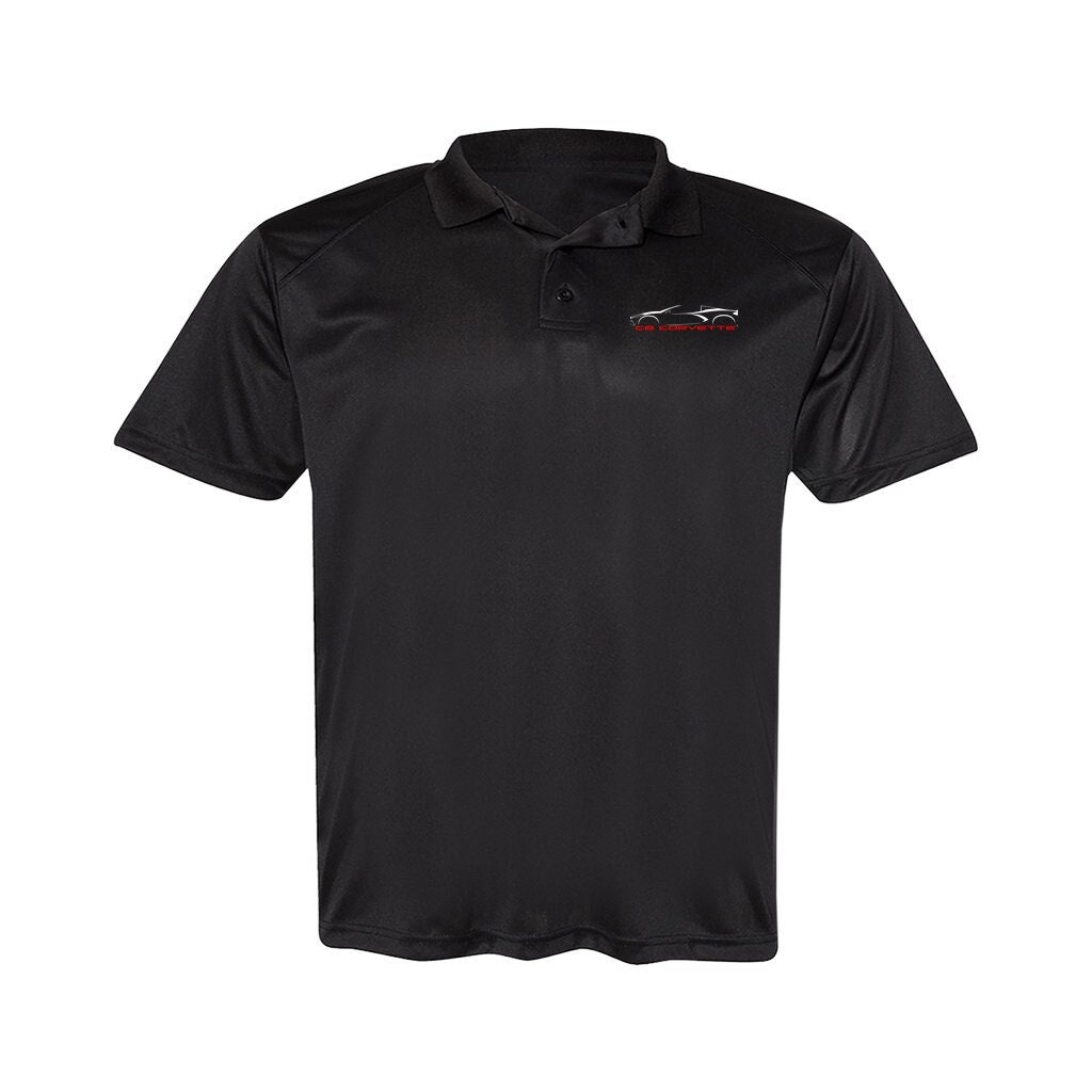 C8 Corvette Shirt, C8 Corvette Men's Sport Polo Shirt, C8 Corvette ...