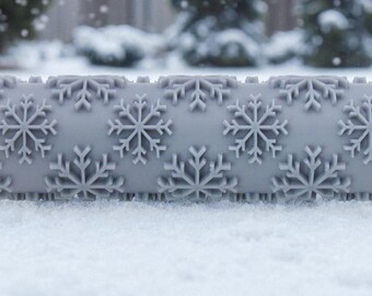 Schneeflocke Texturroller für Clay Pottery Stamp