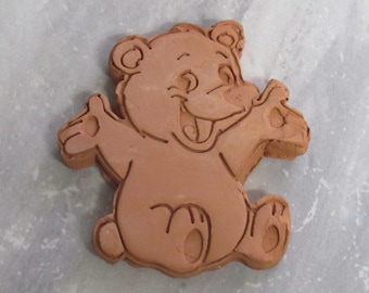Brown Sugar Saver Bear Terracotta Clay Handcrafted in USA