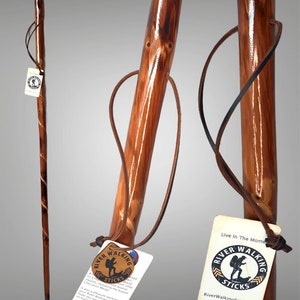 Walking Sticks, Walking Staffs, Walking Canes and Hiking Sticks for men or women - Custom USA and Military buttons - Great gifts