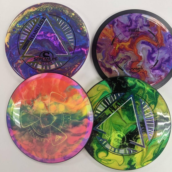 New MVP/Axiom/Streamline Mystery Box Custom Dyed Disc Golf Discs (4 Discs)