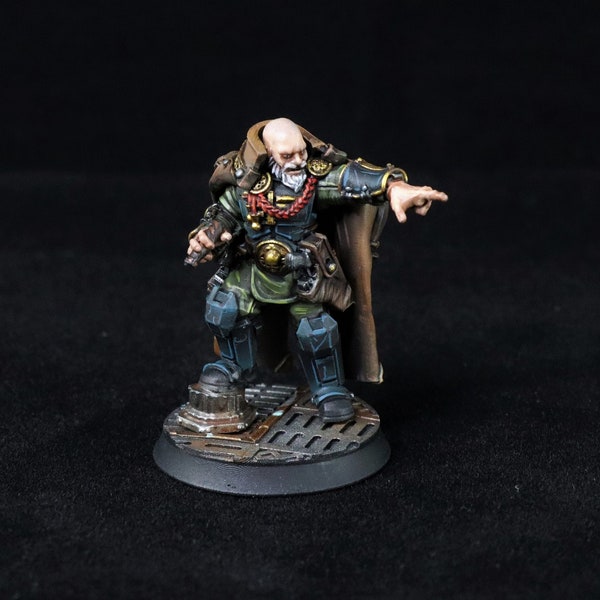 Rundsgaard - General Svein ODINSSON, imperial infantry, post-apocalyptic empire, usable for tabletop wargame.