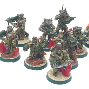 Imperial Army -Snow Troopers Heavy Weapons, imperial infantry, post apocalyptic empire, modular miniatures usable for tabletop wargame.