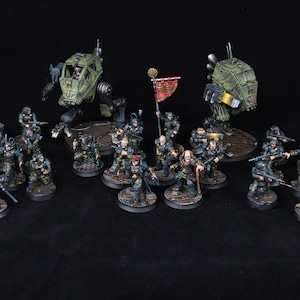 Rundsgaard - Combat Patrol, imperial infantry, post-apocalyptic empire, usable for tabletop wargame.