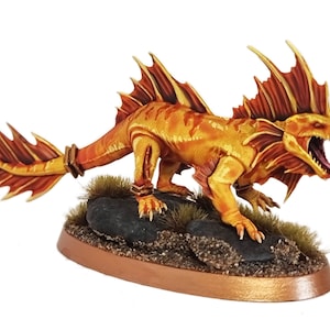 Lost Temple - Salamander lizardmen usable for Oldhammer, battle, king of wars, 9th age