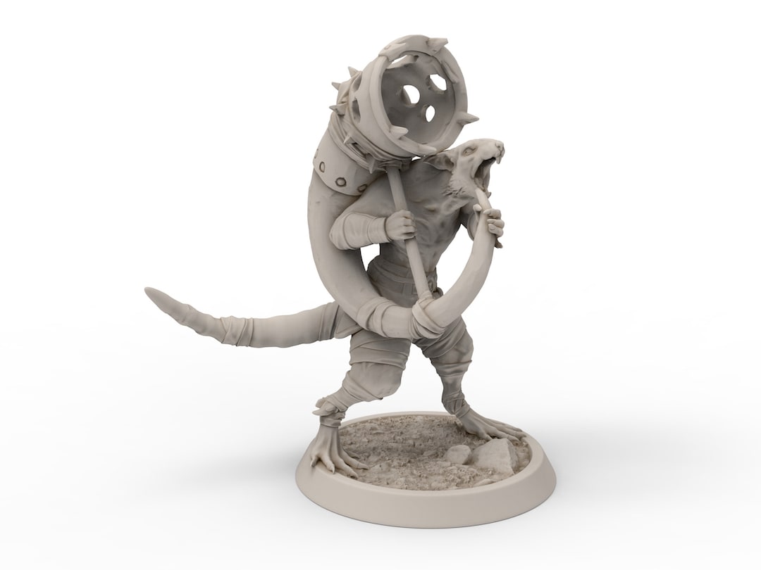 Rattigan - Barbarian Musician, Giant Rat of the Dirty Deep, Big Mouse ...