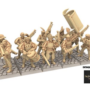 Imperial Fantasy - Arquebusiers - Sunland - Highlands Miniatures