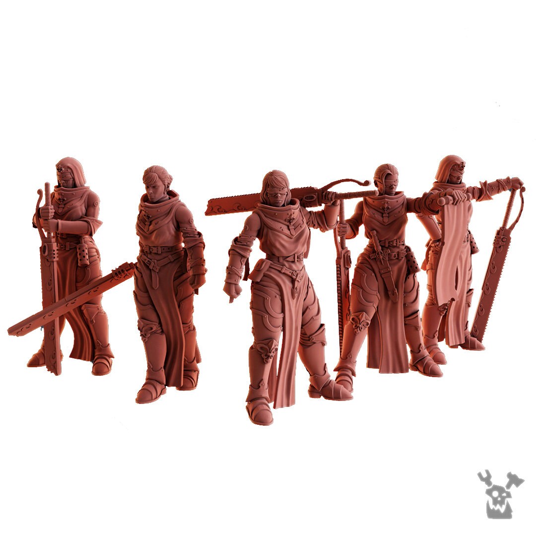 Great Guilt Sisters Of Ruins - Battle Witches - Squad De 10 Figurines