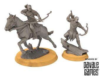 Darkwood - Prince Leingel, Middle rings miniatures pour wargame D&D, SDA...