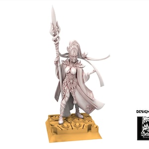 Hochelfen - Sephirya, Königin des Moors - Silvermoor - The Beholder Miniatures