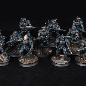 Rundsgaard - Elite Creed Guard, infanterie impériale, empire post apocalyptique, utilisable pour tabletop wargame.