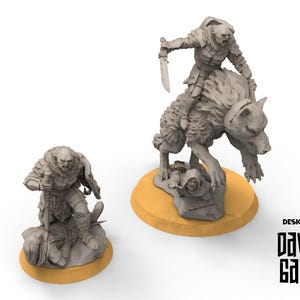 Orc horde - Super orcs spearmen, Orc warriors warband, Middle rings miniatures pour wargame D&D, SDA...