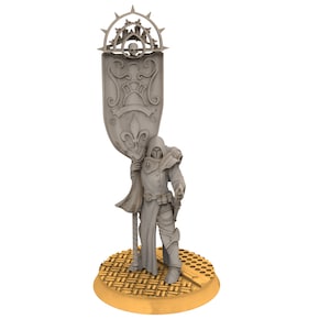 Battle Sister - Standard Bearer of the St Moon, sorority, crusade battle