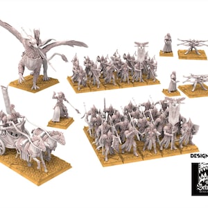 Elfi Alti - Pacchetto Silvermoor V1 - Silvermoor - Miniature The Beholder