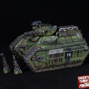 Rundsgaard - Hell Flamer Battle Tank, imperial infantry, post-apocalyptic empire, usable for tabletop wargame.
